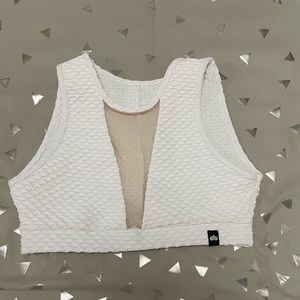 Booty By Brabants Croco Skin White Reveal Top